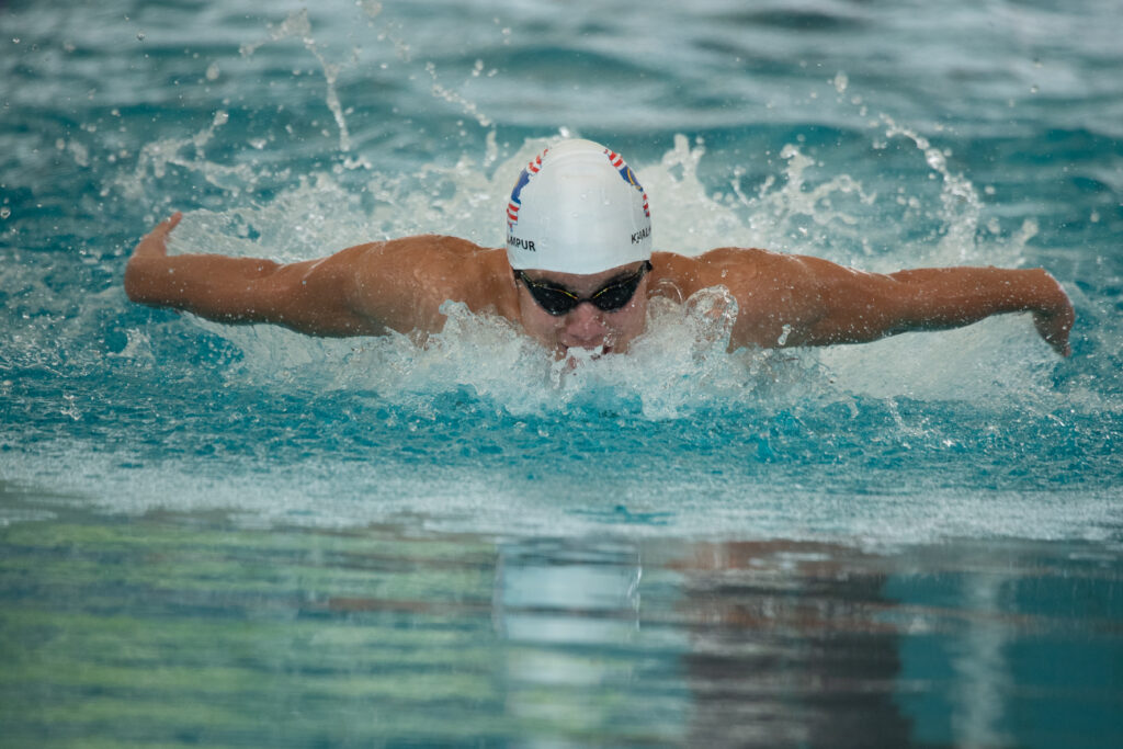 me swimming butterfly for KL